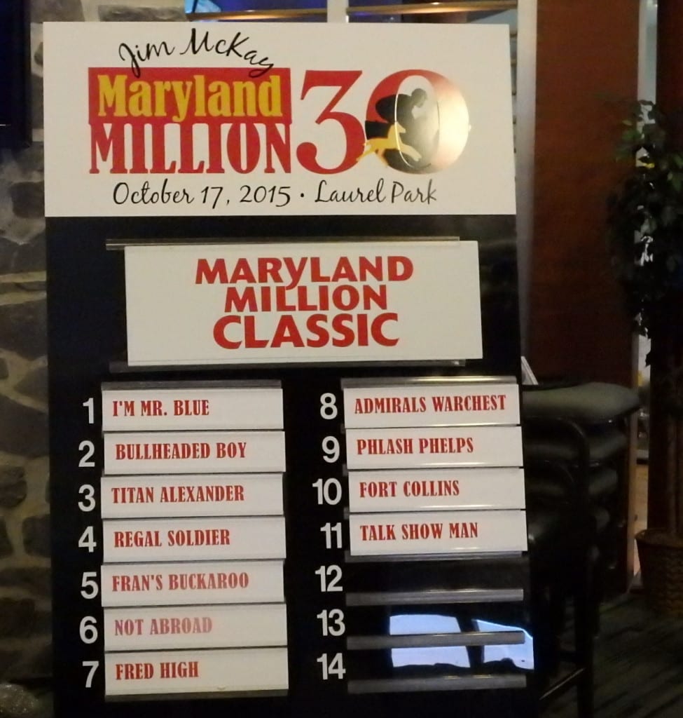 Maryland Million Photo Gallery * The Racing Biz