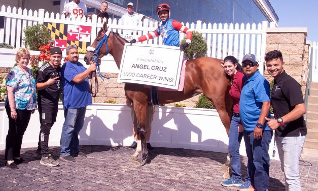 Jockey Angel Cruz earns 1,000th win